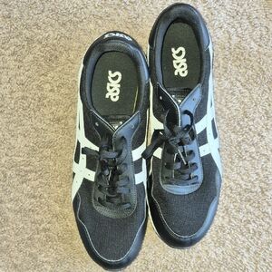 ASICS Men's Black and White Sneakers